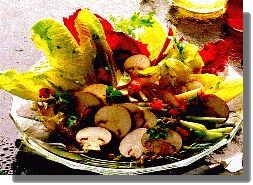 Rohkostsalat mit Champignons Rohkostsalat mit Champignons